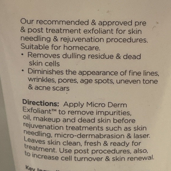 Dp DERMACEUTICALS Micro Derm Exfoliant With Hylafuse 2 Oz - Picture 5 of 5